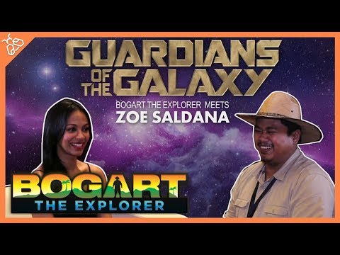 BOGART THE EXPLORER MEETS ZOË SALDANA (Marvel's Guardians of the Galaxy)