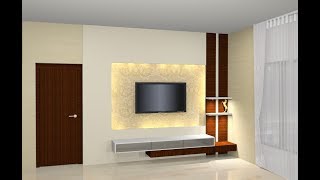 Beautiful collection of Wooden TV units Stylish and attractive entertainment unit designed in a sleek structure to add a modern look 