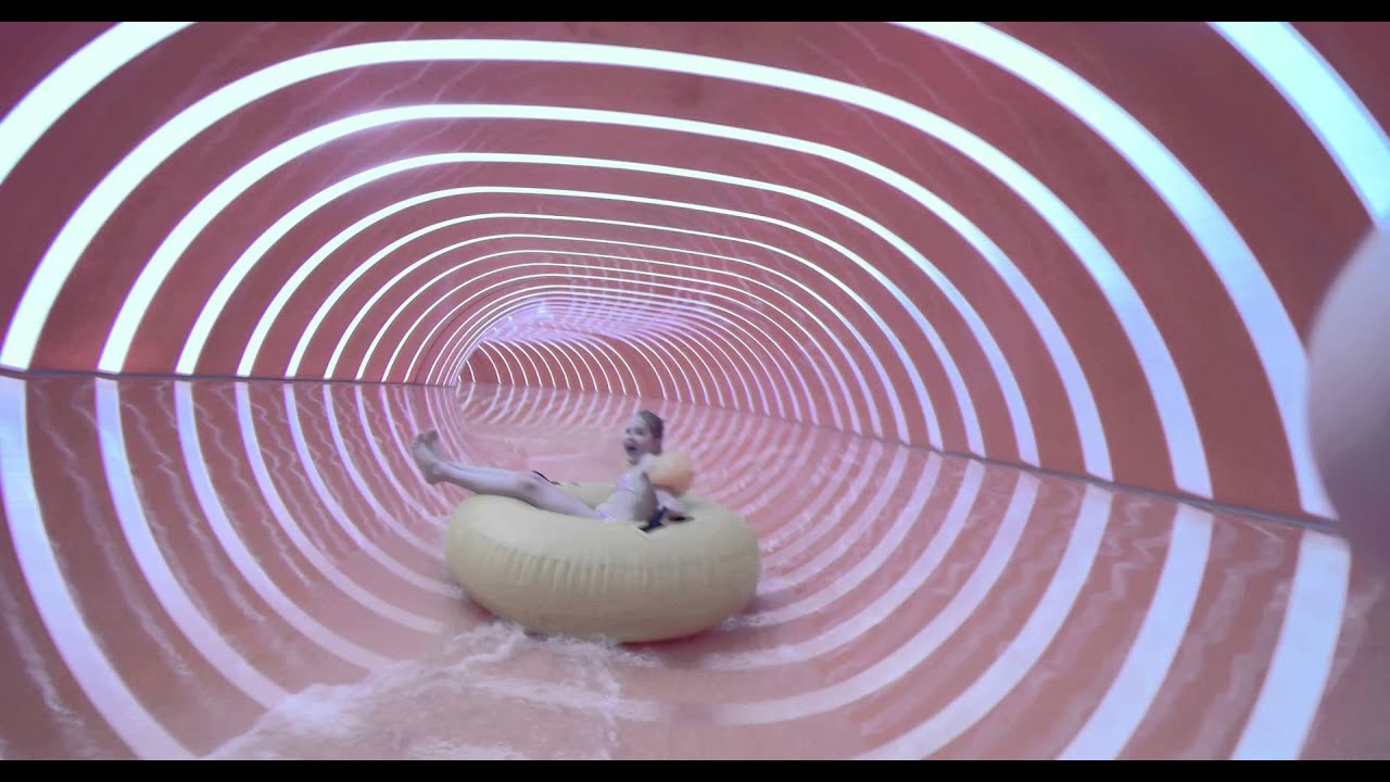 raft Water Slide at Aquapark Wrocław - Magic Eye tube - YouTube