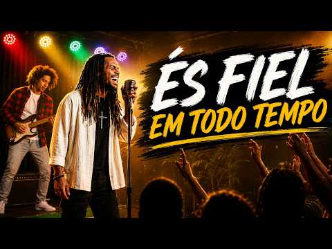 TUA BONDADE ME SEGUE 🕊️ Em Todo Tempo Ele É Fiel | Reggae Gospel Salmo 23
