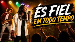 TUA BONDADE ME SEGUE 🕊️ Em Todo Tempo Ele É Fiel | Reggae Gospel Salmo 23