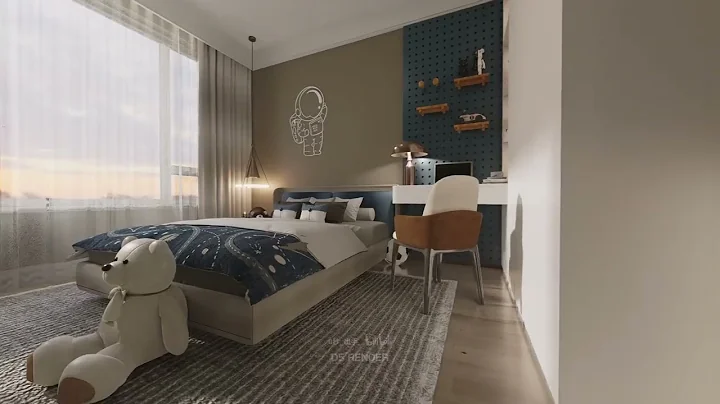 CgsorealCom Villa Sample Room Interior Demo D5 Render