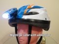 UMBRESTAR, Umbrella Flashlight, onto Bike Helmet