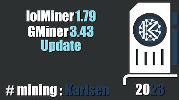 QUICK LOOK: GMiner 3.43 vs lolMiner 1.79  - mining #Karlsen
