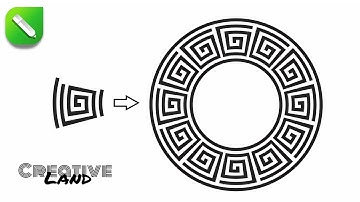 Repeating Objects Around Shapes in CorelDRAW | Logo Design | CorelDraw tutorial