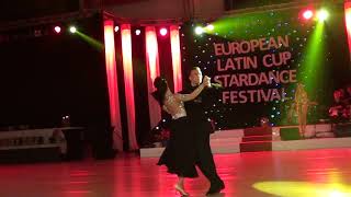 【マレックコサティー パウリナのタンゴ】Marek Kosaty & Paulina Glazik. Show 2.Tango - 10th Stardance Festival & Probus European Latin Cup
