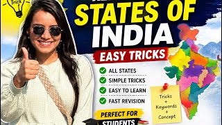 States of India Easy Trick | Learn All Indian States with Keywords | India Map Explained 