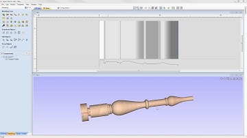 Vectric V10 Tutorials | Wrapped Rotary Machining | Modeling a Spindle