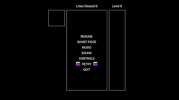 Tetris made in C++ (First version)
