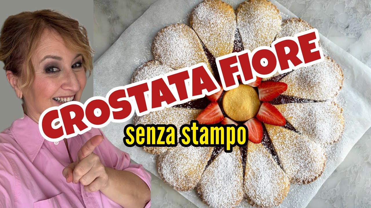 Non serve lo stampo per fare questa crostata spettacolare