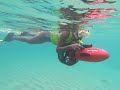 A sea scooter summer adventure
