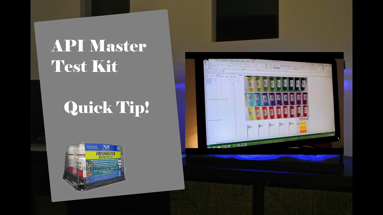 How to read the API Master Test Kit colours! 