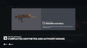 Hitman 3 Authoritarians Arcade speed Guide Unlock Shashka A33 Gold Assault Rifle Walkthrough NO SA