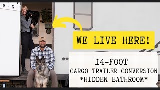 TOUR OF OUR CARGO TRAILER CONVERSION || We Live Here and Travel Full-Time
