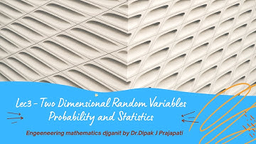 Lec3/Two Dimensional Random Variables/GTU Exam Questions