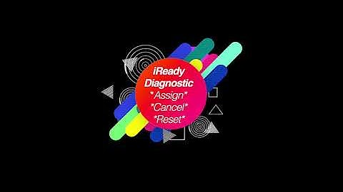 iReady Diagnostic: Assign | Cancel | Reset
