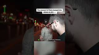 The Moment Ed Matty Bumped Into Joshua Block