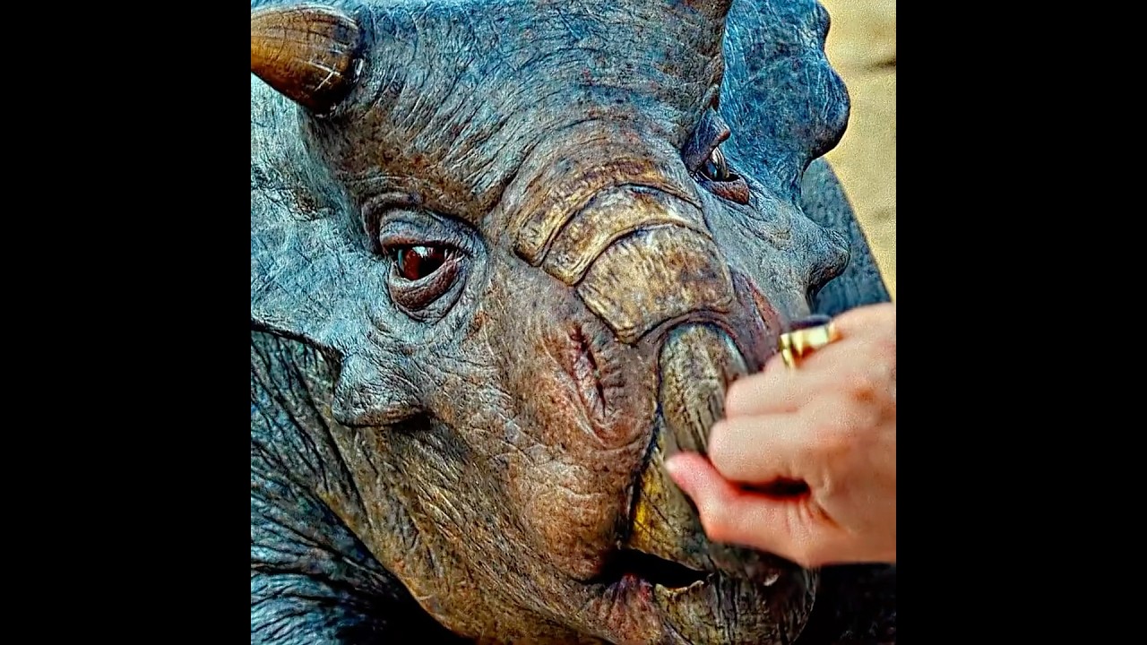 Saved a triceratops 30 years ago, now sees its baby🦖| Jurassic World  |