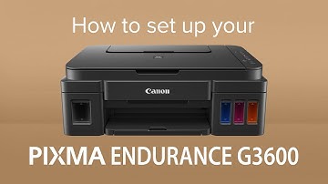 How to set up the Canon PIXMA G3600 MegaTank