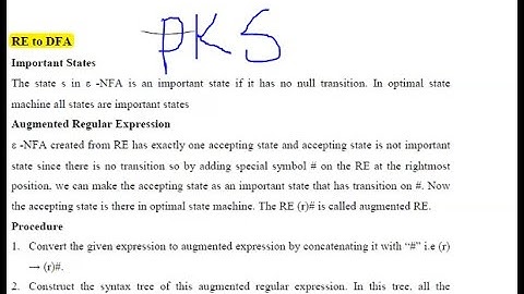 Reducibility RE to DFA | Compiler Lecture 7 in Nepali