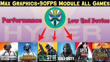 Max Graphics+90FPS Unlocker Magisk Module For All Games | Low End Device Module #AndroidUsers