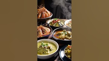 🤤 Delicious Feast on the Table 🍽️ | Cinematic Food Rotation Shot | AI-Generated #food #foodie #new
