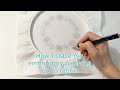 How to trace embroidery patterns on to fabric.