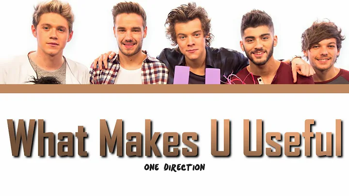 ONE DIRECTION - WHAT MAKES U USEFUL lyrics (Color Coded)