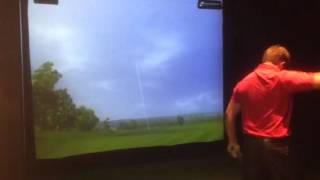 Assistant PGA Golf Pro Roy Baker using the GC2