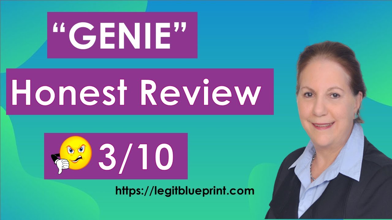 Genie Review -  not for beginners ! 3/10 TOTAL WASTE OF TIME