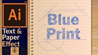 Vector Paper & Text effect with editable Text in adobe illustrator | Tutorial