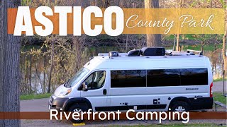 Dodge County's Astico County Park, Full Campground tour. Just east of Columbus Wisconsin.