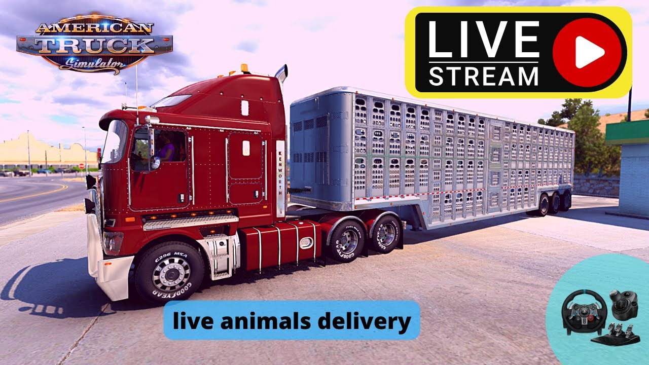 Live Animals Delivery + Real Emergency American Truck Simulator