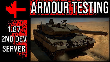 War Thunder 2ⁿᵈ Dev Server - Update 1.87 - M1A1 and Leopard 2A5 Armour Testing
