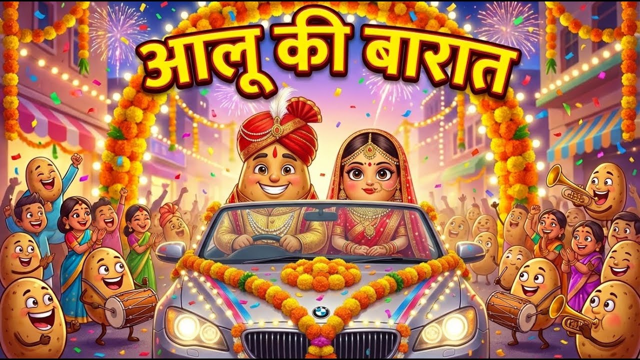 Aalu Ki Barat | Kids Hindi | Hindi Cartoon Video |आलू की बारात | 