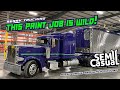 Wildest color combo we have done yet!! Peterbilt 389 rolls out of the shop.