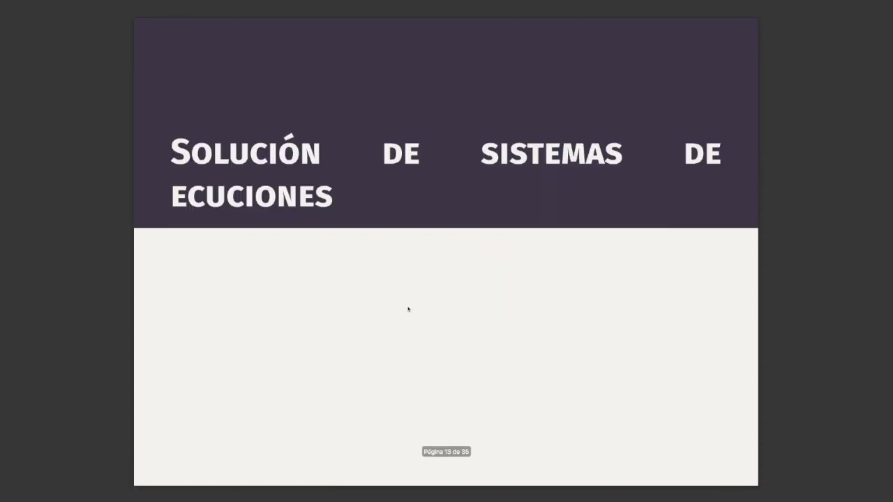 7. Sistemas de ecuaciones lineales - introducción