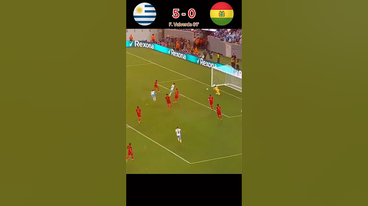 Valverde's Scored - Uruguay vs Bolivia Copa America 2024