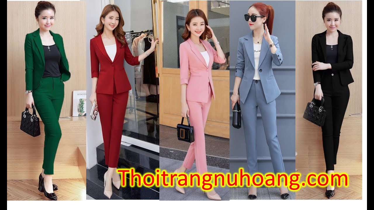 đồ thời trang nữ Update Bộ Vest nữ đẹp cách điệu trẻ trung công sở 2021| Top 20 đồ bộ vest nữ công sở đẹp hiện nay