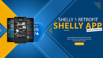 Shelly 1 Retrofit Home Automation pairing with Shelly Cloud App
