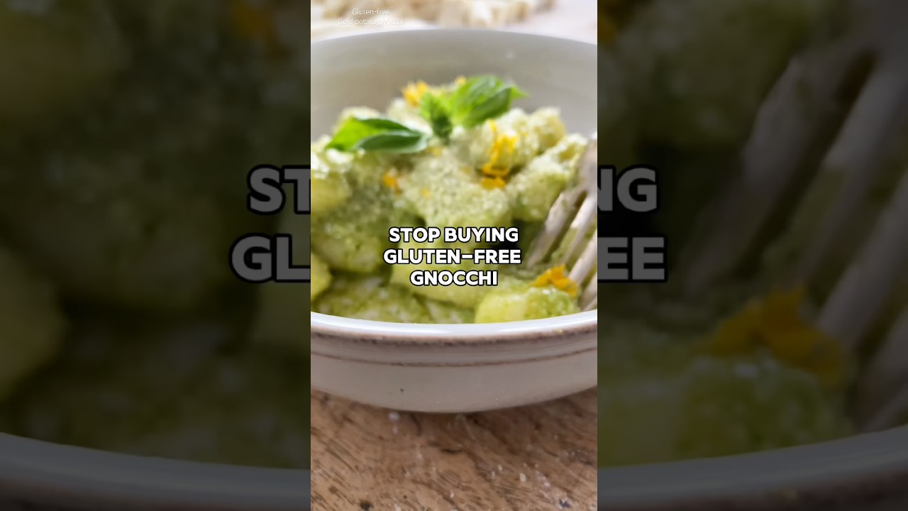 Easy Gluten-Free Gnocchi That Actually Tastes Amazing! #shorts  #glutenfree #gnocchi #caputo