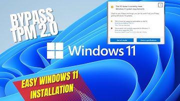 Windows 11 TPM 2.0 Bypass | Bypass Secure Boot | Easy Window 11 Installation