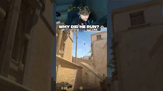 Why did he run? 😭 #cs2 #counterstrike #funnymoments #fail