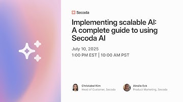 Implementing scalable AI: A complete guide to using Secoda AI