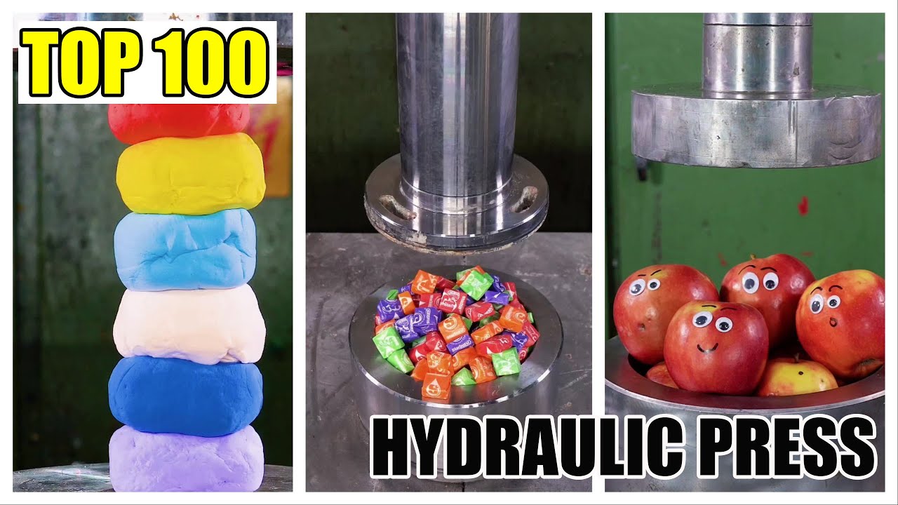 Top 100 Most Satisfying Hydraulic Press Crushes 🔥 Ultimate Crushing ...