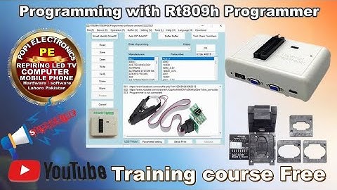 How To Install RT809H Programmer and Toolchain Full Setup