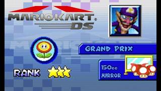 Mario Kart DS - Nitro Grand Prix: 150cc (Mirror) Flower Cup (3-Star Rank)