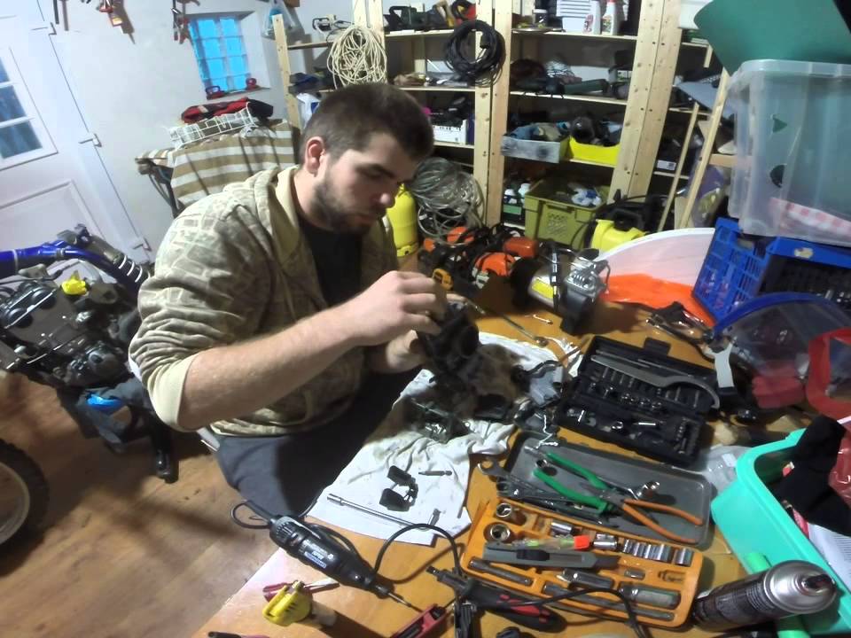 Motocross garage Time lapse YouTube