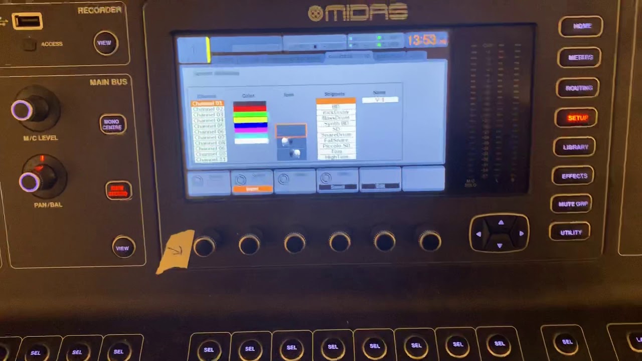 Behringer X32/M32 tutorials - Scribble strip - YouTube