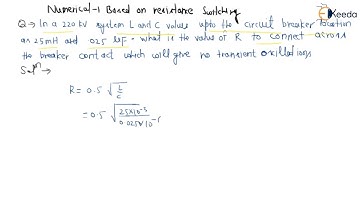 Numerical 1 based on resistance switching